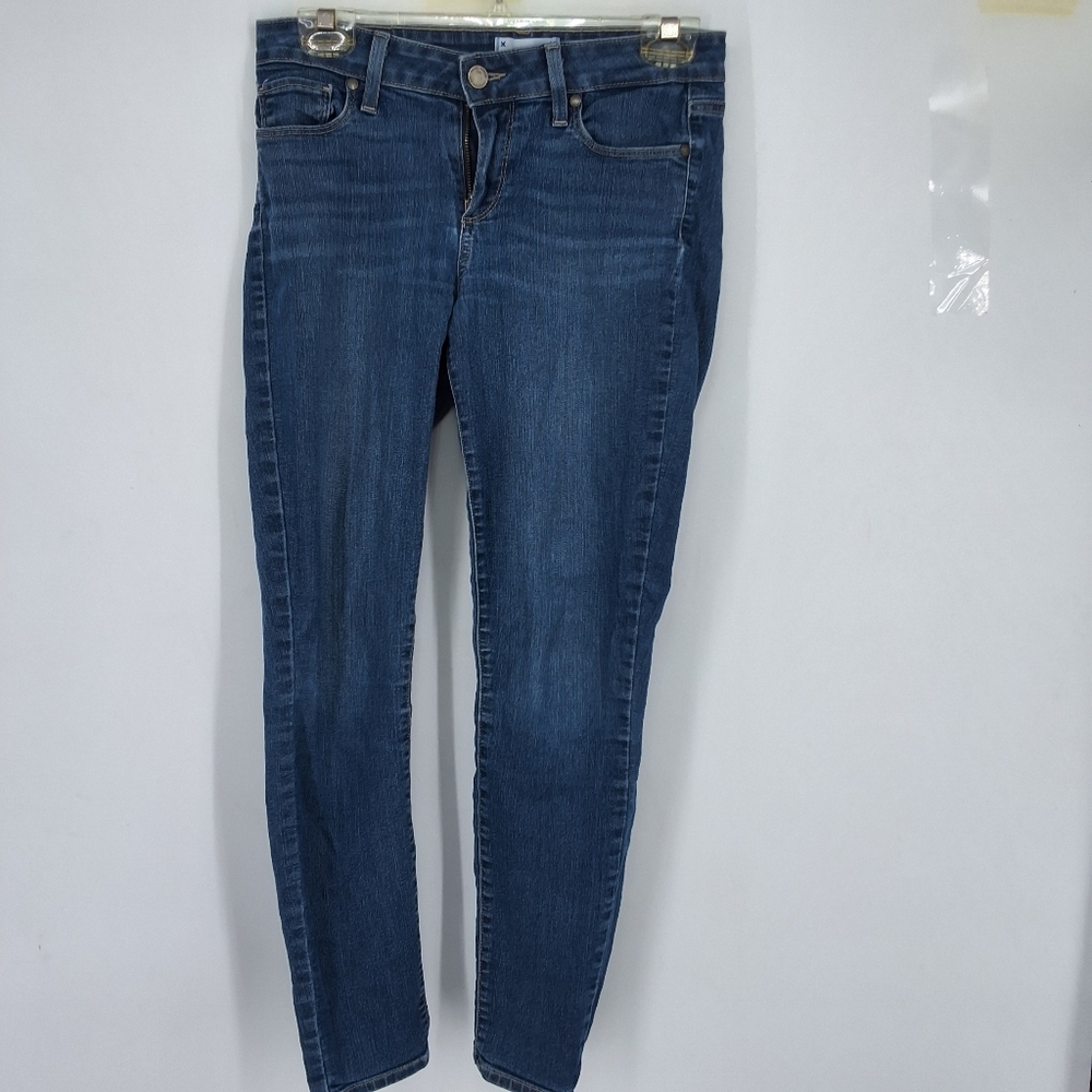 PAIGE Sz 28 Blue Skinny Jeans with Stretch